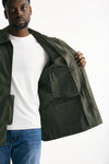 Giacca ASHBY CASUAL in cotone lavato verde/olive men Barbour - 7