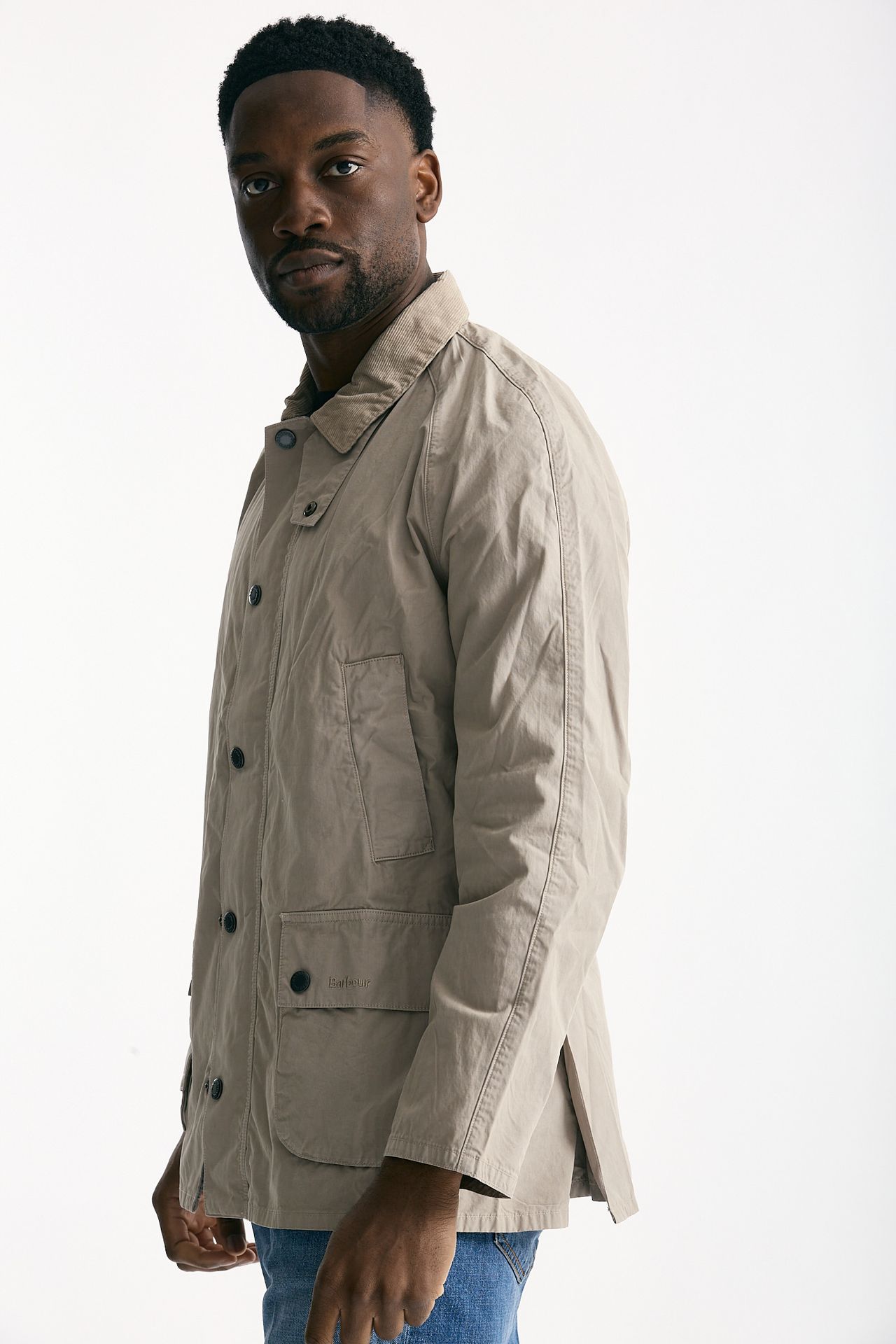 Giacca ASHBY CASUAL in cotone lavato beige men Barbour - 3