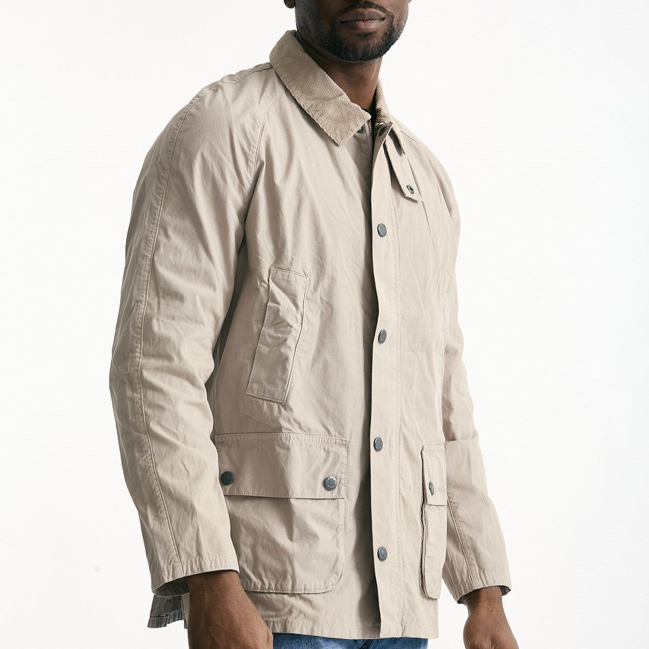 Giacca ASHBY CASUAL in cotone lavato beige men Barbour - 10