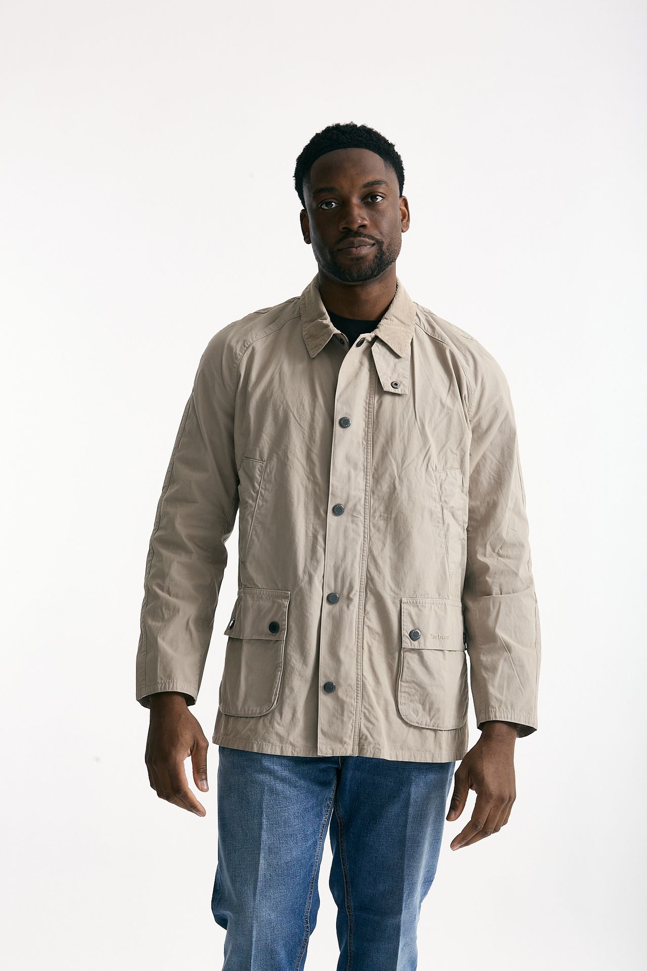 Giacca ASHBY CASUAL in cotone lavato beige men Barbour - 6