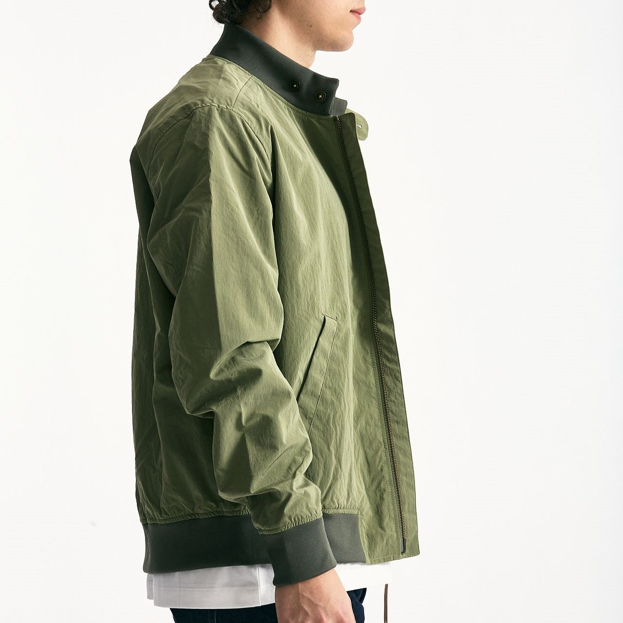 Bomber FENTON CASUAL JACKET nylon verde men Barbour - 9