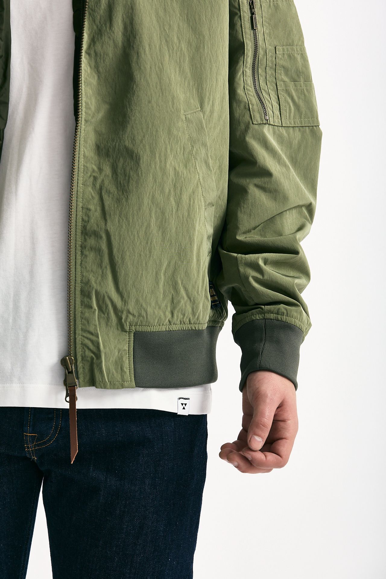 Bomber FENTON CASUAL JACKET nylon verde men Barbour - 5