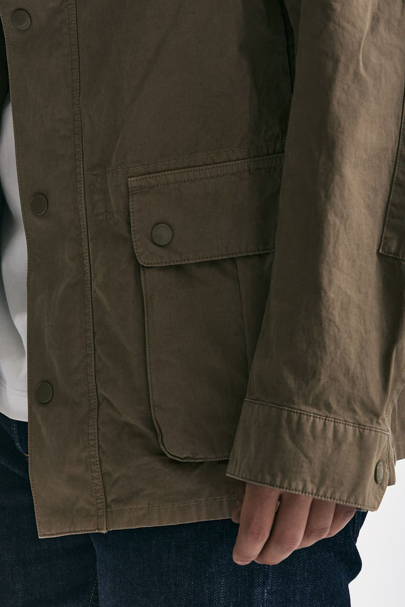 Field jacket GARMENT DYED DUKE CASUAL in cotone lavato cammello men Barbour - 7