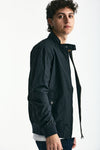 Bomber RECTIFIER HARRINGTON in nylon e cotone blu men Barbour - 3