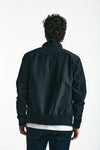 Bomber RECTIFIER HARRINGTON in nylon e cotone blu men Barbour - 4