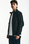 Bomber RECTIFIER HARRINGTON in nylon e cotone blu men Barbour - 5