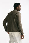 Biker in pelle lavata grigio men Giorgio brato - 1