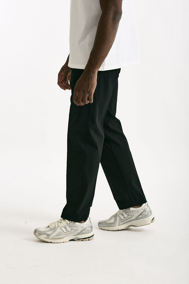 Pantalone in poliestere e lana stretch nero men Covert - 2