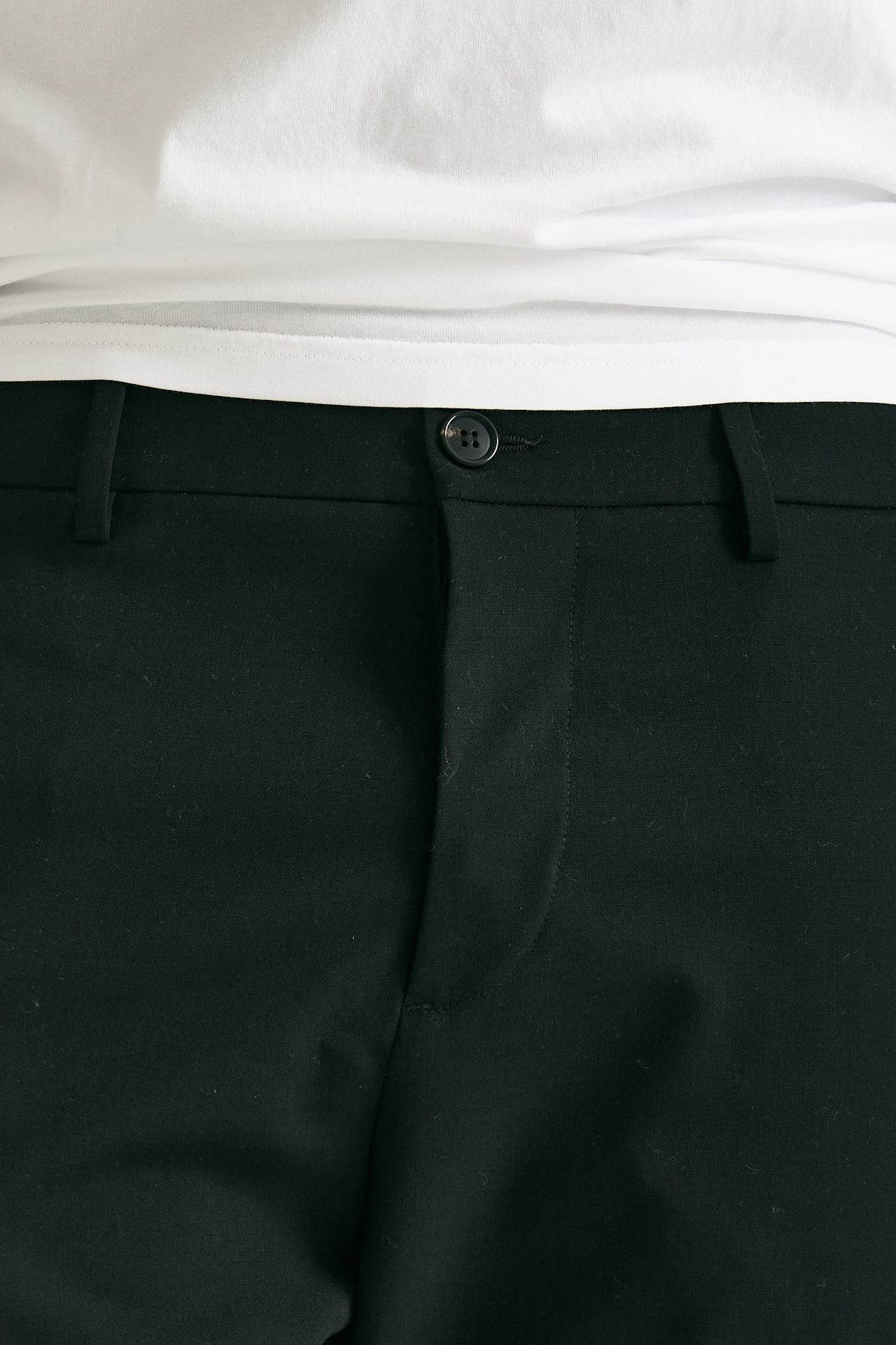 Pantalone in poliestere e lana stretch nero men Covert - 5