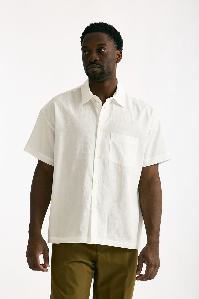 Camicia mezza manica in bianco men Covert - 1