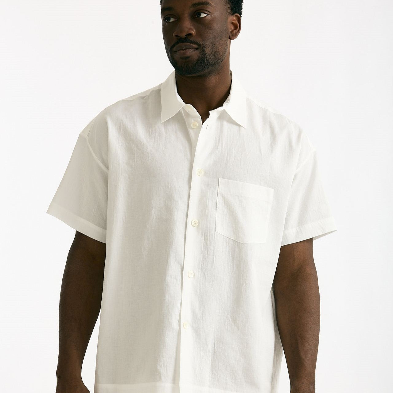Camicia mezza manica in bianco men Covert - 6