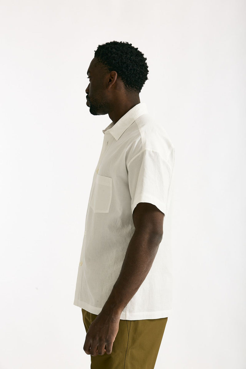 Camicia mezza manica in bianco men Covert - 2