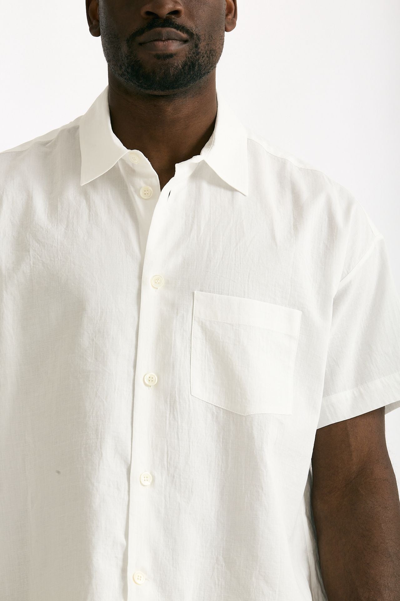 Camicia mezza manica in bianco men Covert - 5