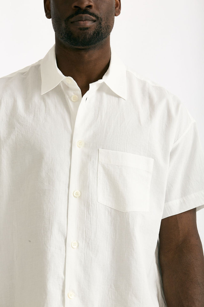 Camicia mezza manica in bianco men Covert - 5
