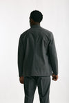 Giacca in poliestere e lana stretch grigio men Covert - 3