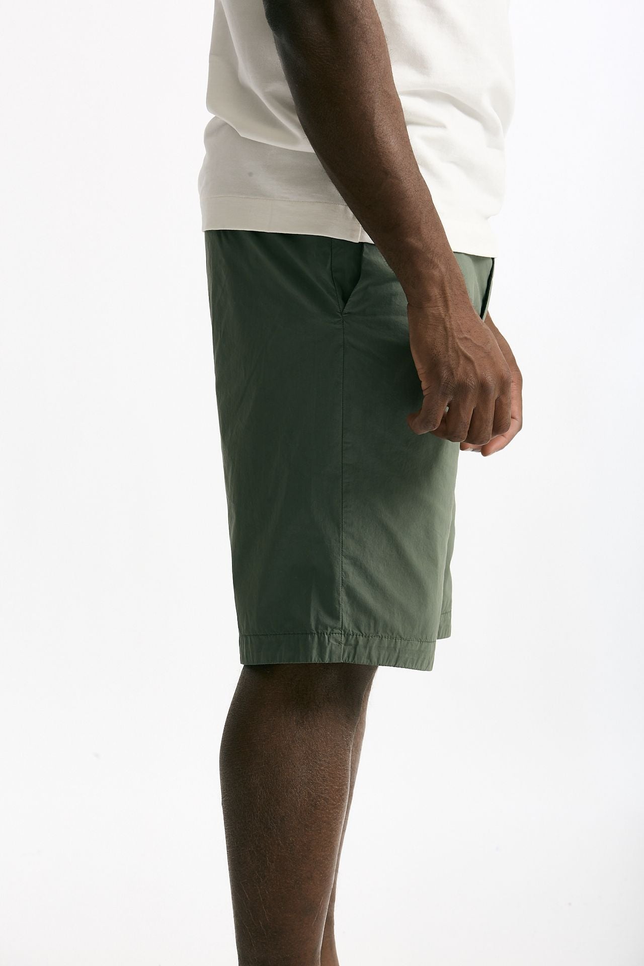 Bermuda in cotone e poliamide stretch verde men C.p. company - 4