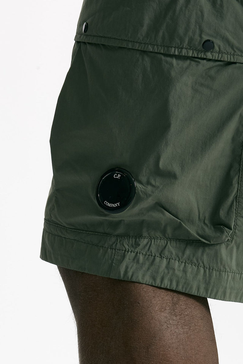 Bermuda in cotone e poliamide stretch verde men C.p. company - 8