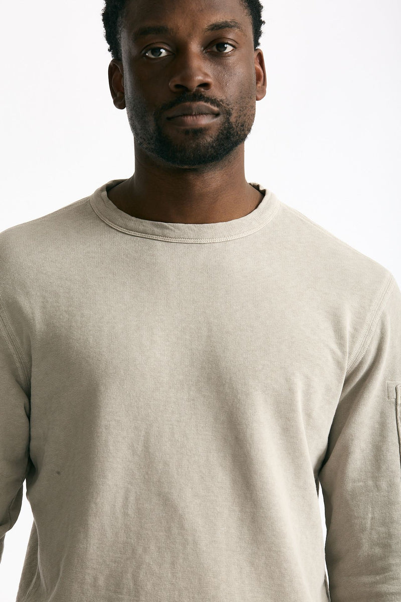 Felpa girocollo in cotone grigio chiaro men C.p. company - 5