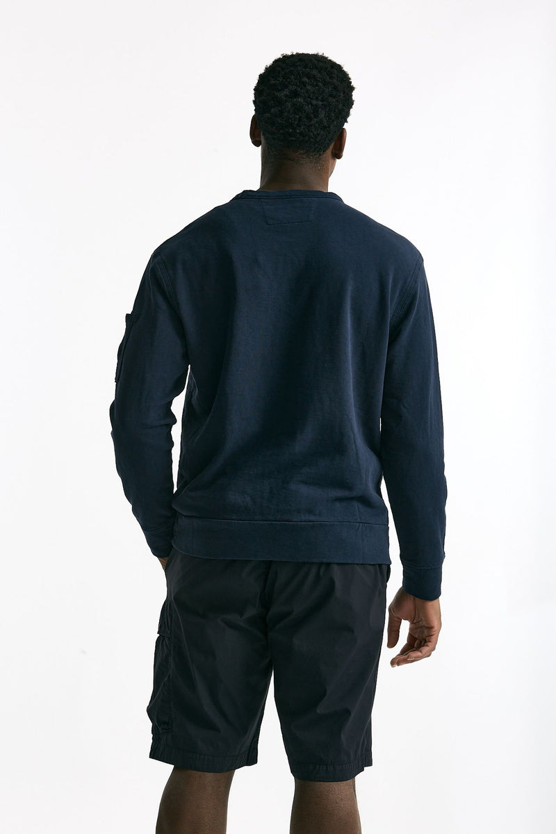 Felpa in cotone blu men C.p. company - 4