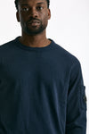 Felpa in cotone blu men C.p. company - 5