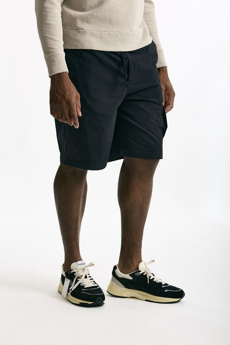 Bermuda in cotone e poliamide stretch blu men C.p. company - 4