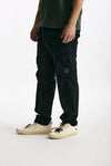 Pantalone cargo in cotone nero men C.p. company - 4