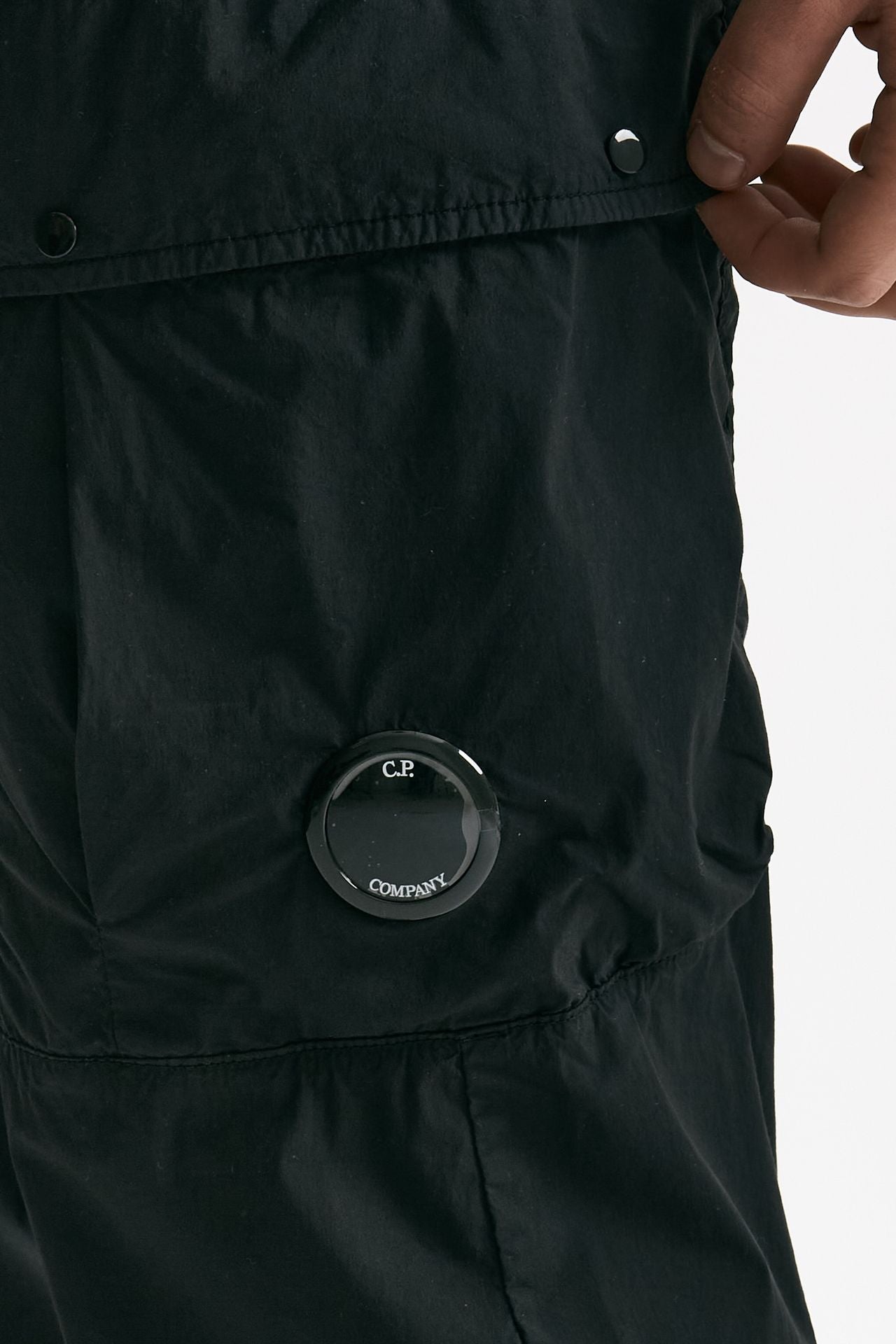 Pantalone cargo in cotone nero men C.p. company - 6