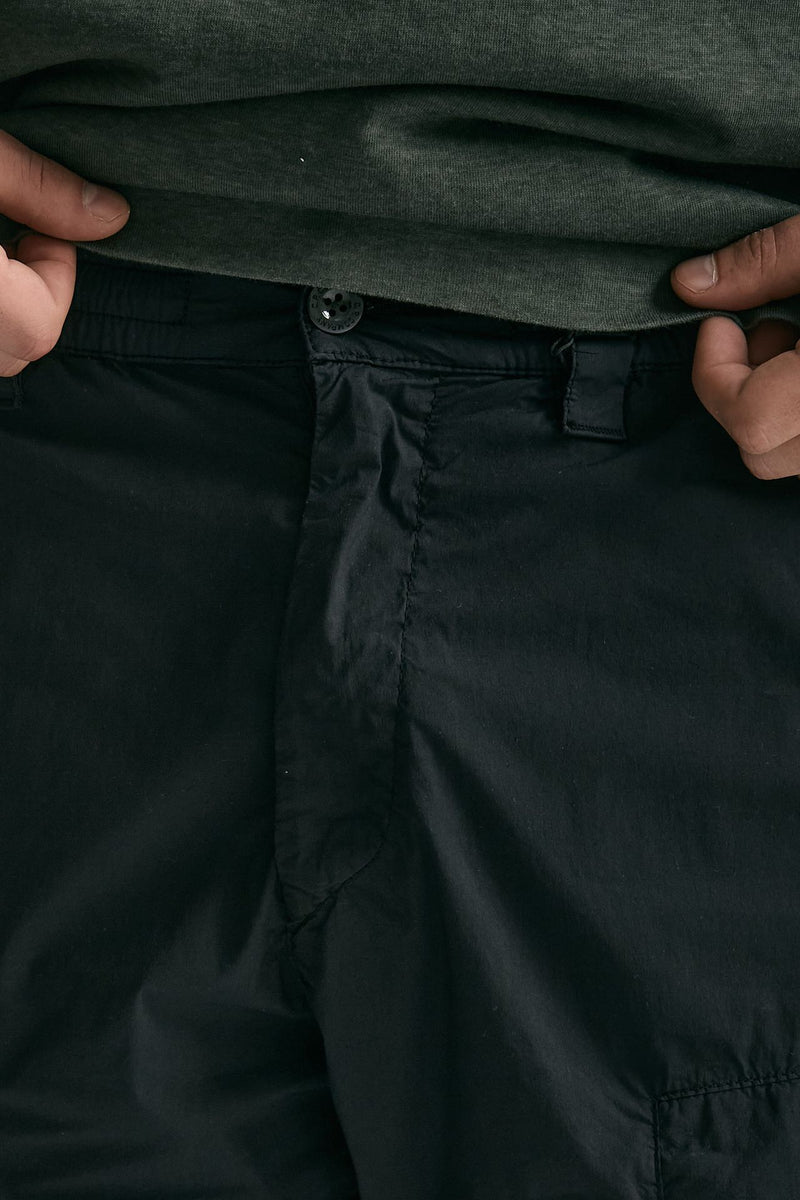Pantalone cargo in cotone nero men C.p. company - 7