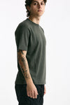 T shirt in cotone fiammato grigio men C.p. company - 2
