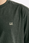 T shirt in cotone fiammato grigio men C.p. company - 5