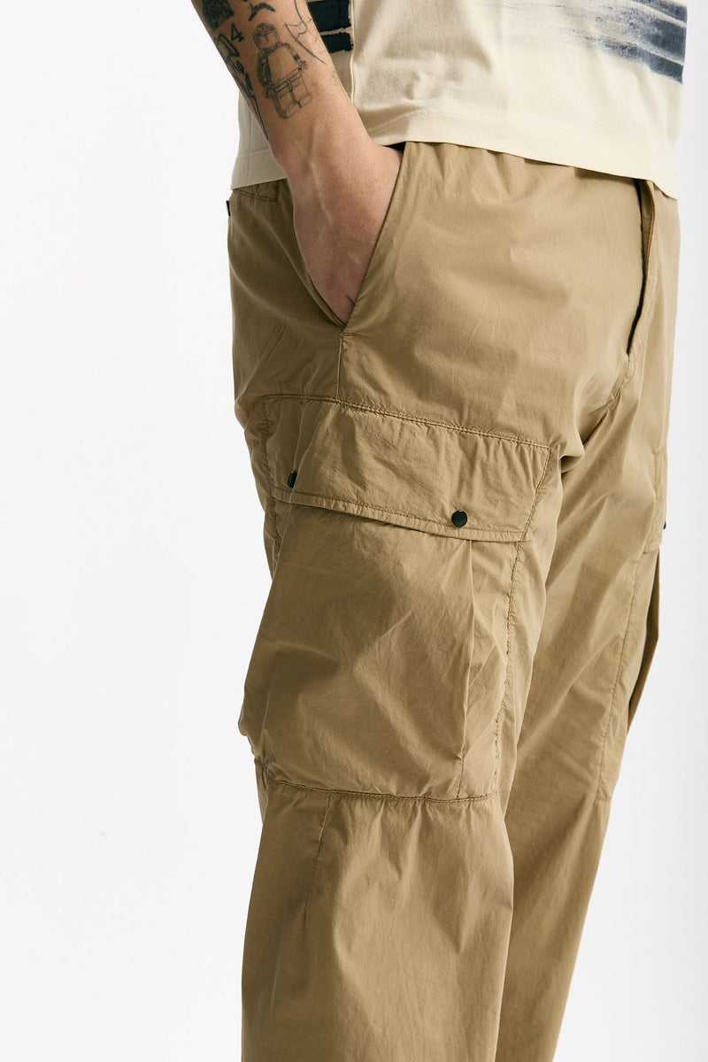 Pantalone cargo in cotone beige men C.p. company - 5