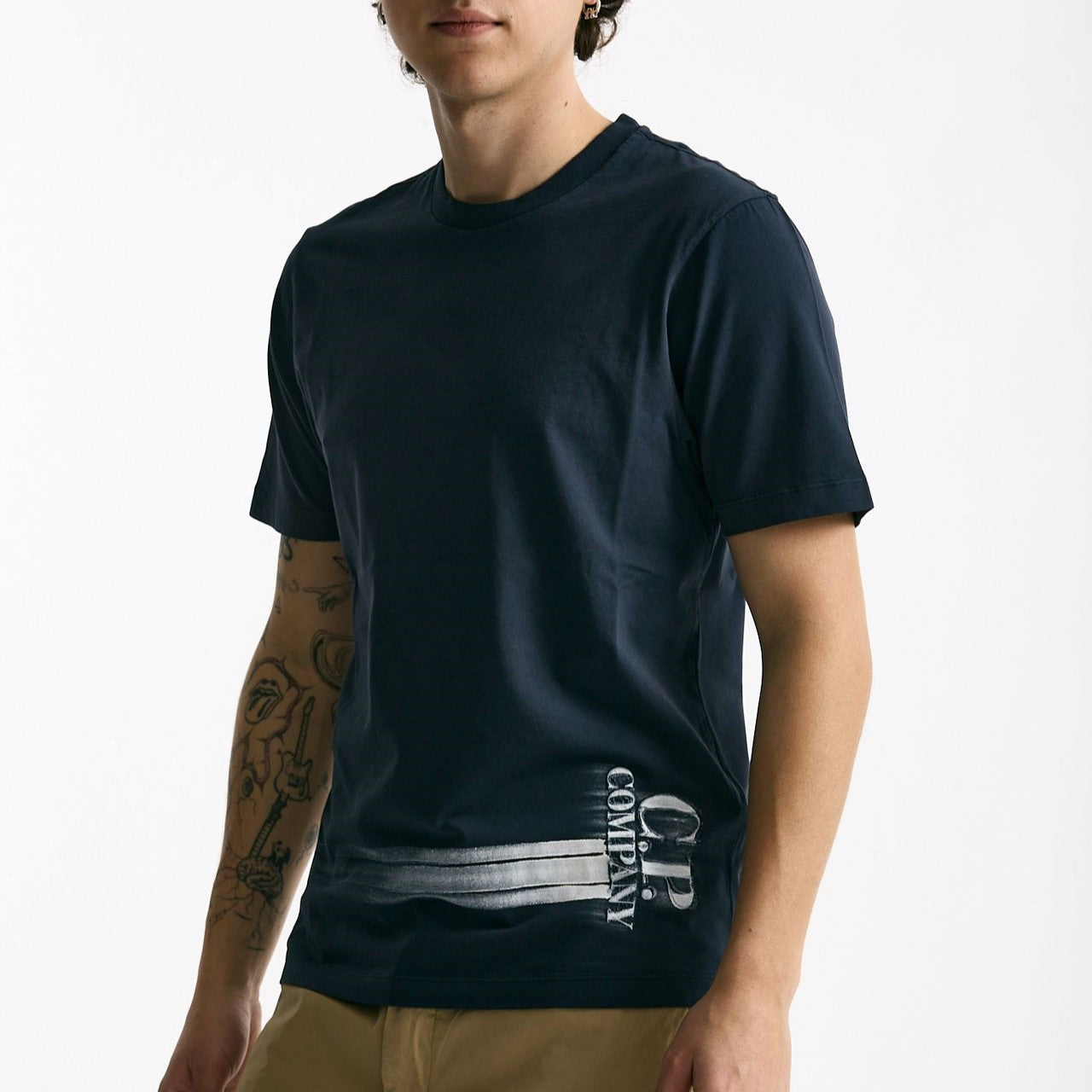 T shirt in cotone blu men C.p. company - 6