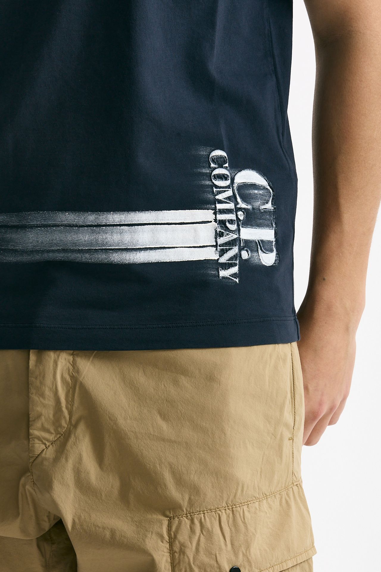 T shirt in cotone blu men C.p. company - 5