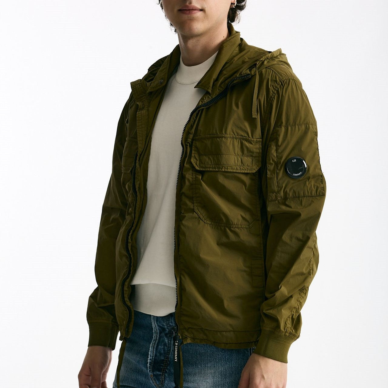 Giubbino NYCRA R in nylon stretch verde men C.p. company - 9