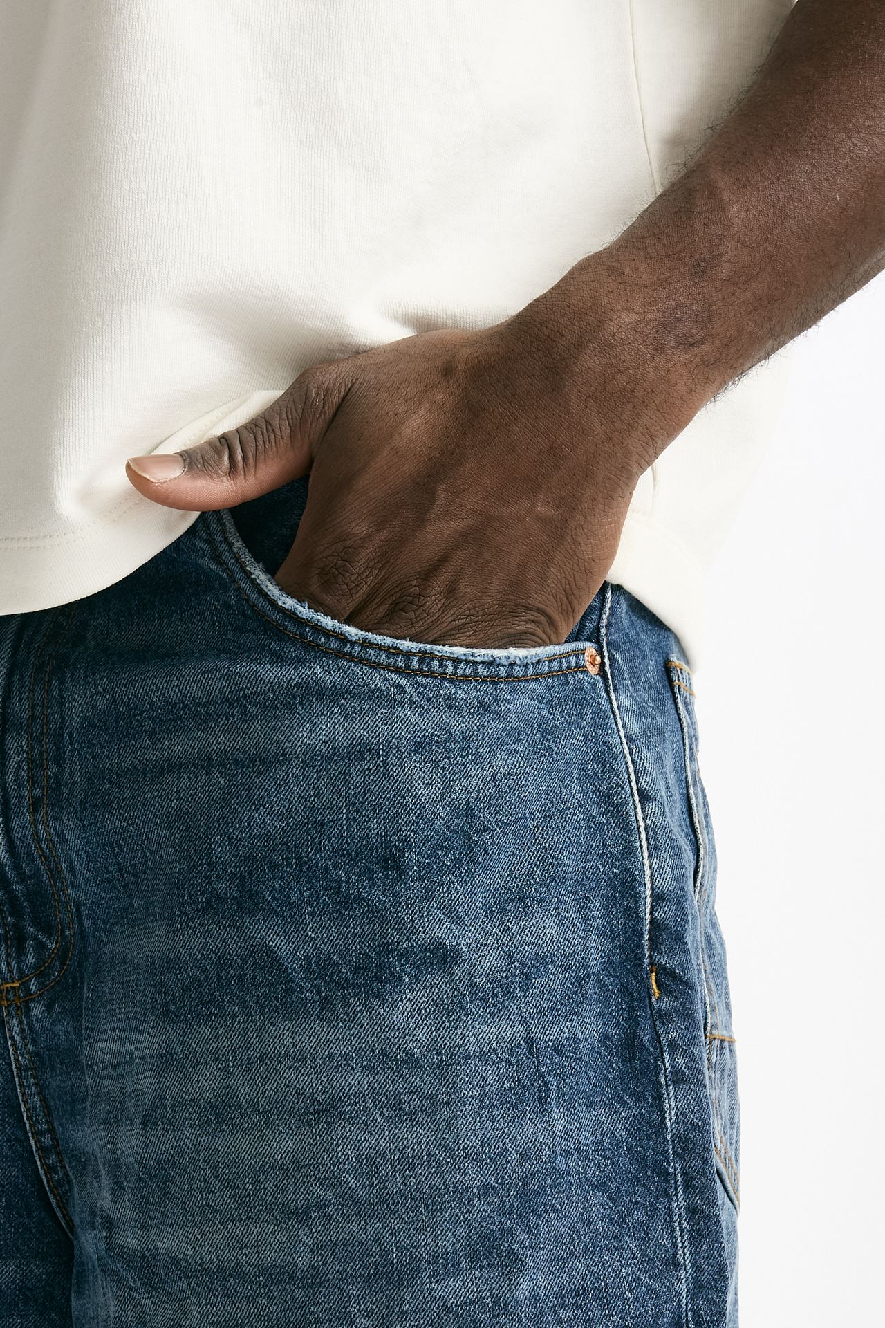 Bermuda SINGERS denim in cotone fermo men Department five - 6