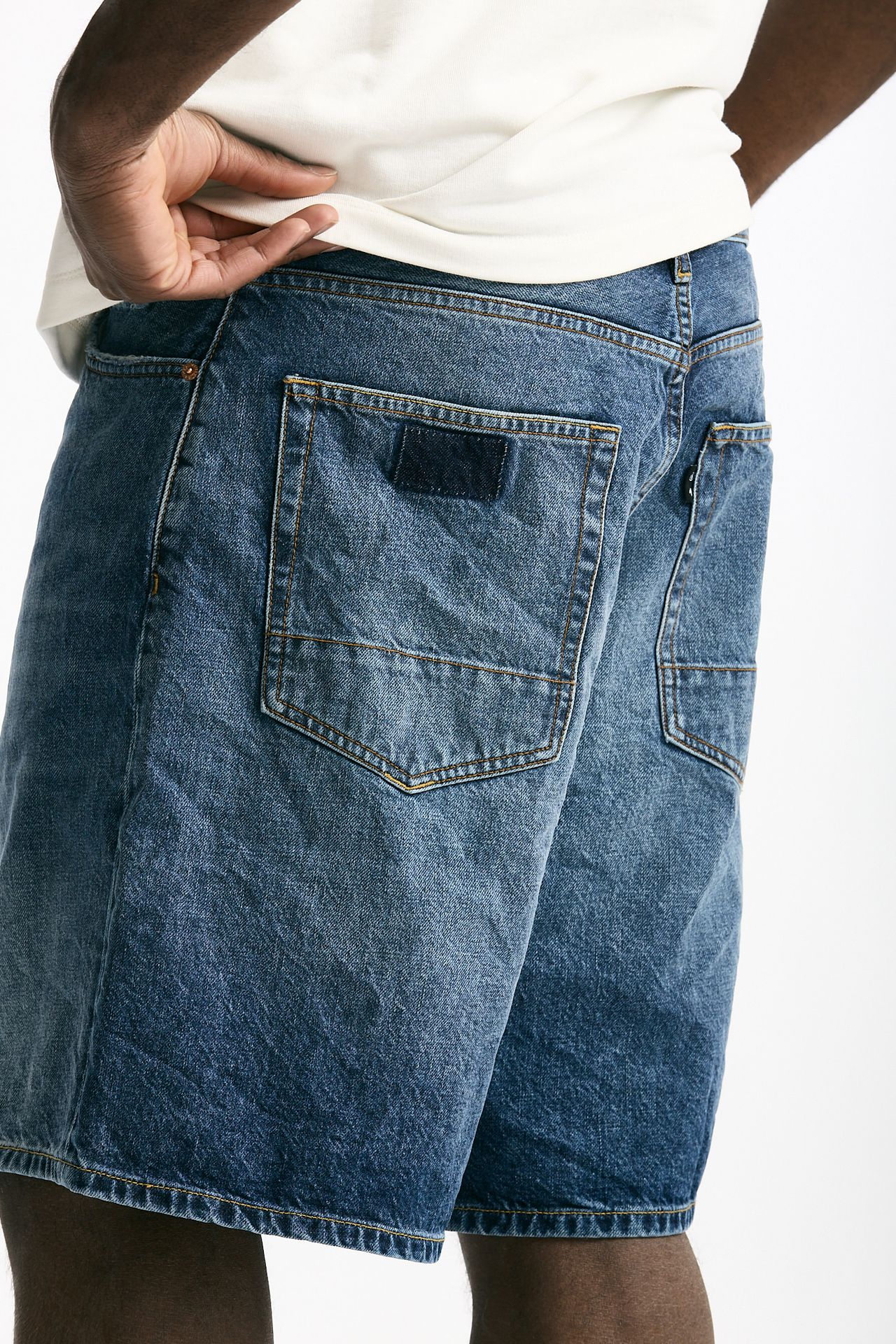 Bermuda SINGERS denim in cotone fermo men Department five - 7