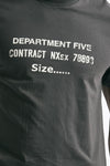 T-shirt girocollo in cotone antracite men Department five - 5