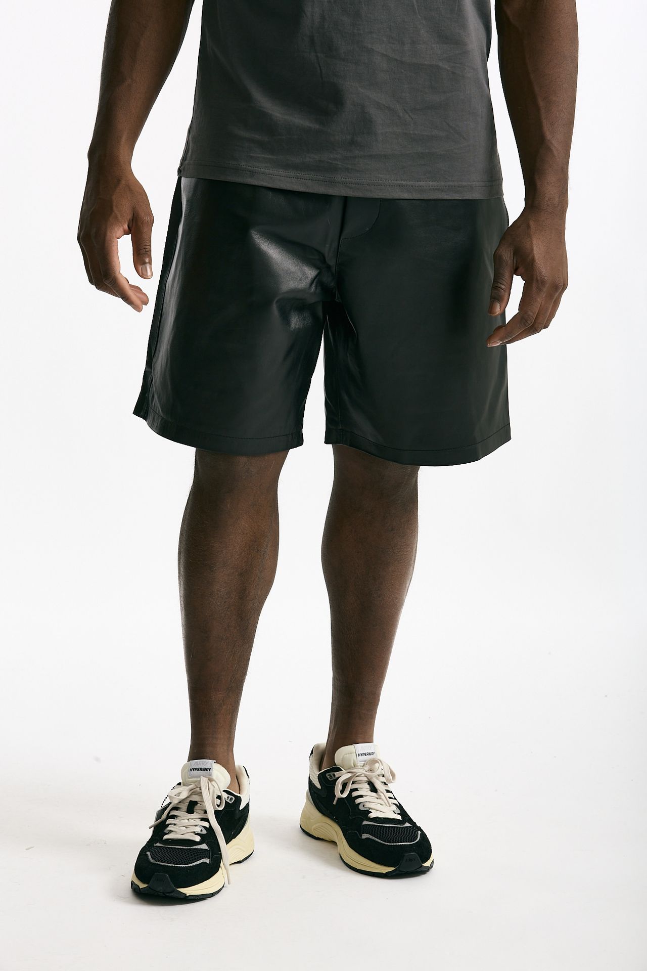 Bermuda GEES in pelle nero men Department five - 1