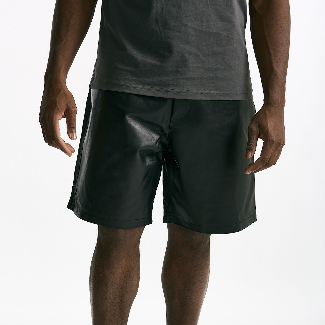 Bermuda GEES in pelle nero men Department five - 8