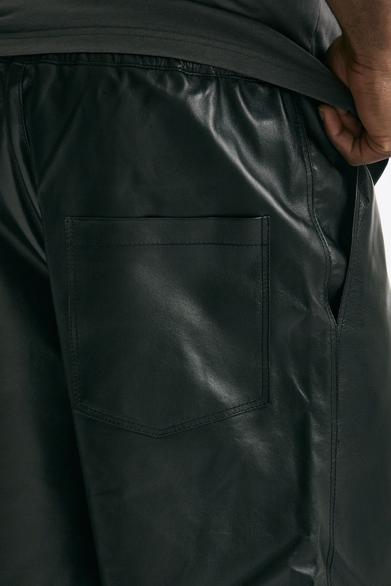 Bermuda GEES in pelle nero men Department five - 7