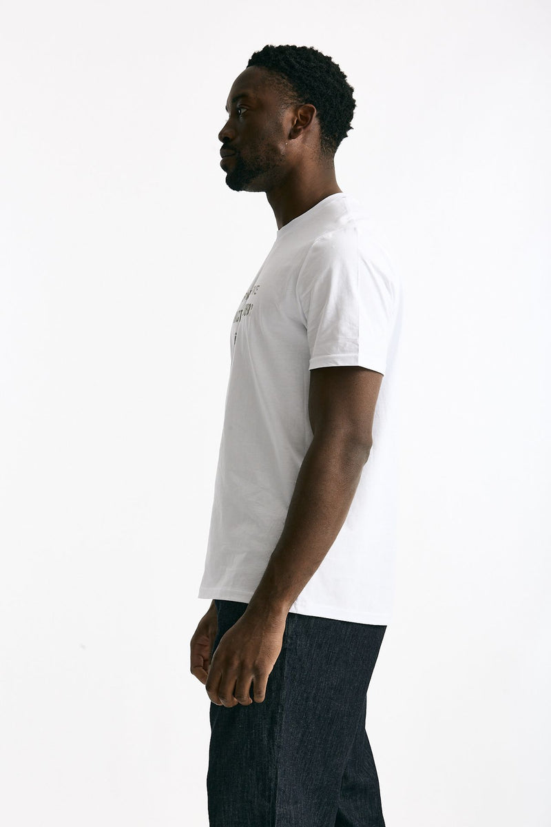 T-shirt girocollo in cotone bianco men Department five - 3