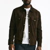 Giubbino in pelle scamosciata marrone men Department five - 9