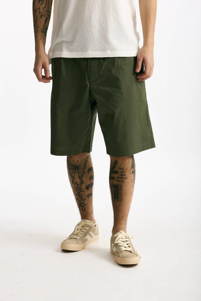 Bermuda PATRICK in cotone stretch verde men Department five - 1