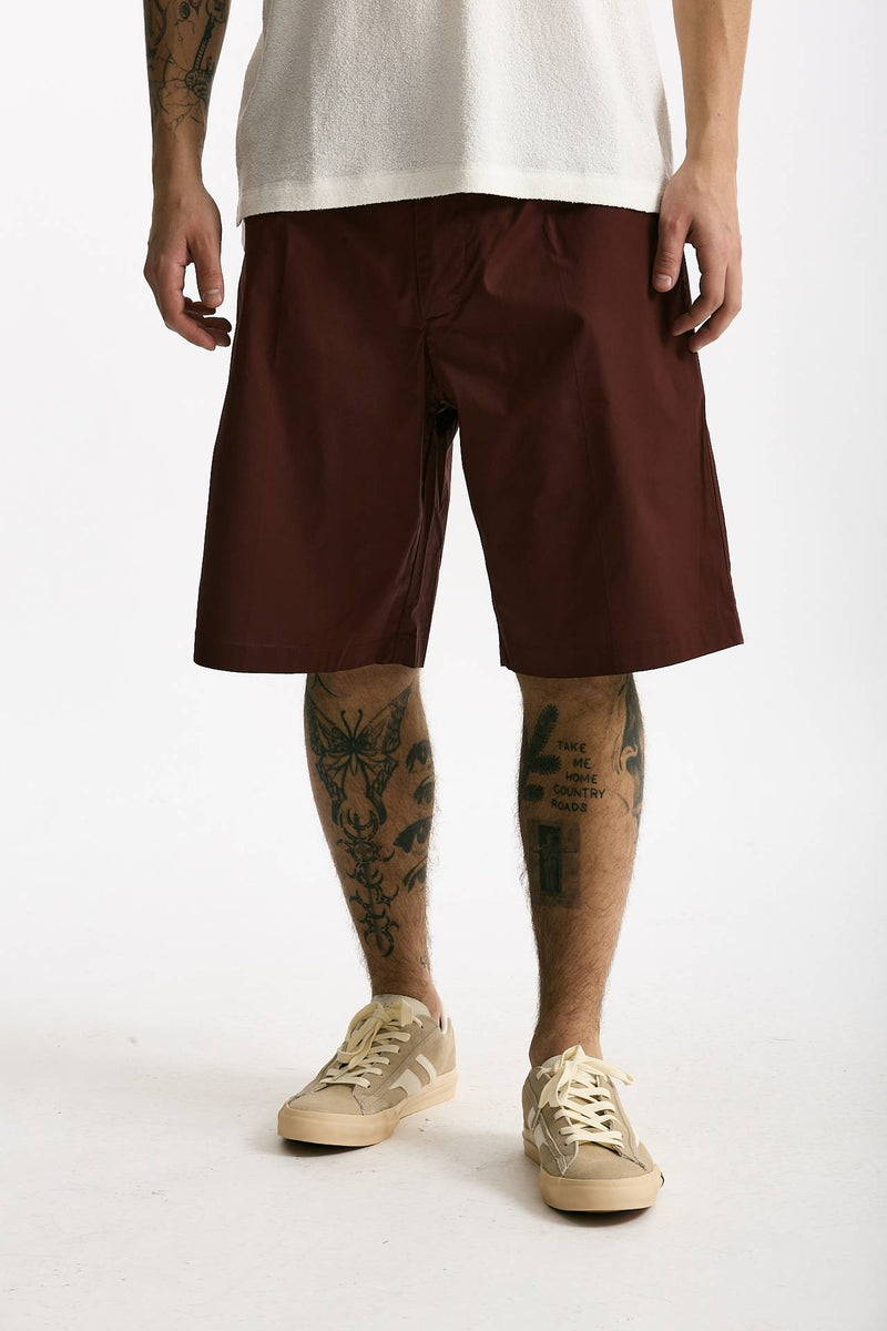 Bermuda PATRICK in cotone stretch bordeaux men Department five - 2