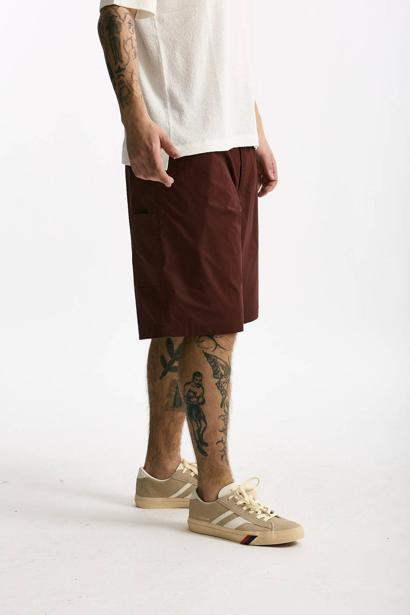 Bermuda PATRICK in cotone stretch bordeaux men Department five - 3