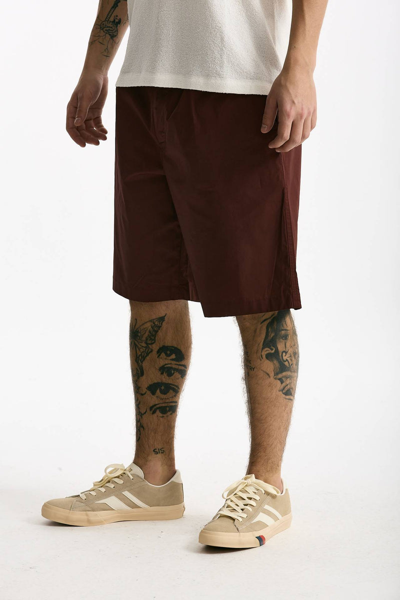 Bermuda PATRICK in cotone stretch bordeaux men Department five - 1
