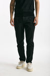 Pantalone PRINCE PENCES in cotone stretch nero men Department five - 1