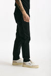 Pantalone PRINCE PENCES in cotone stretch nero men Department five - 2