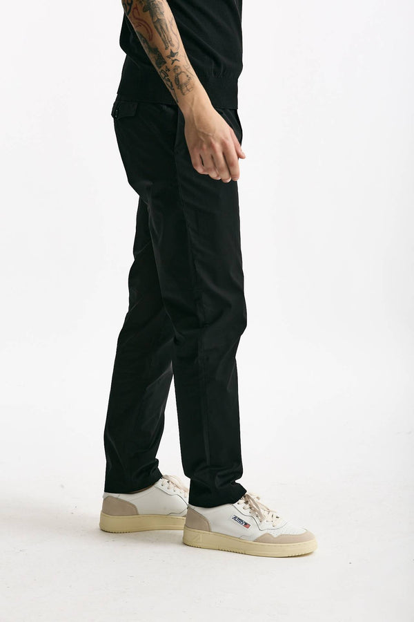 Pantalone PRINCE PENCES in cotone stretch nero men Department five