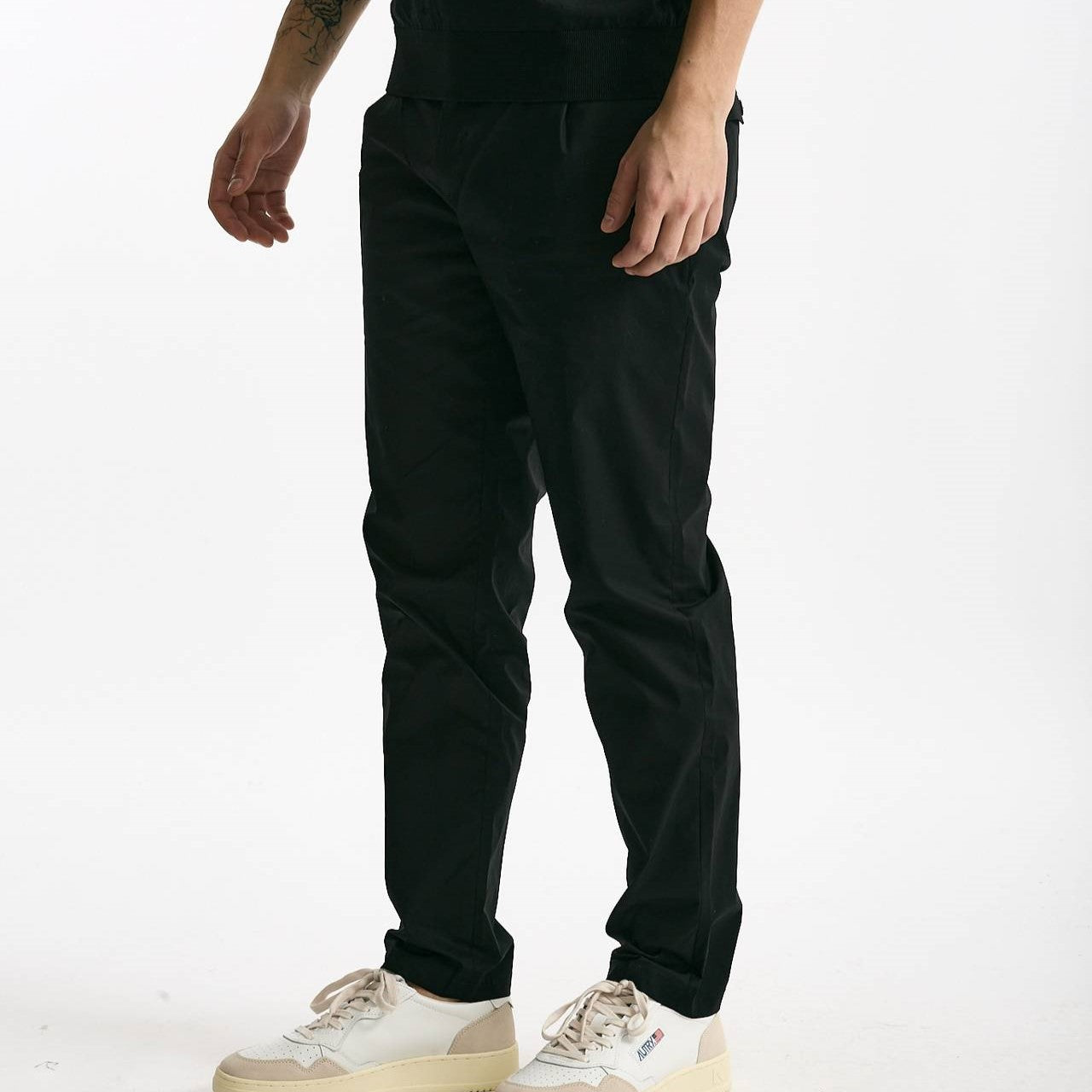 Pantalone PRINCE PENCES in cotone stretch nero men Department five - 8
